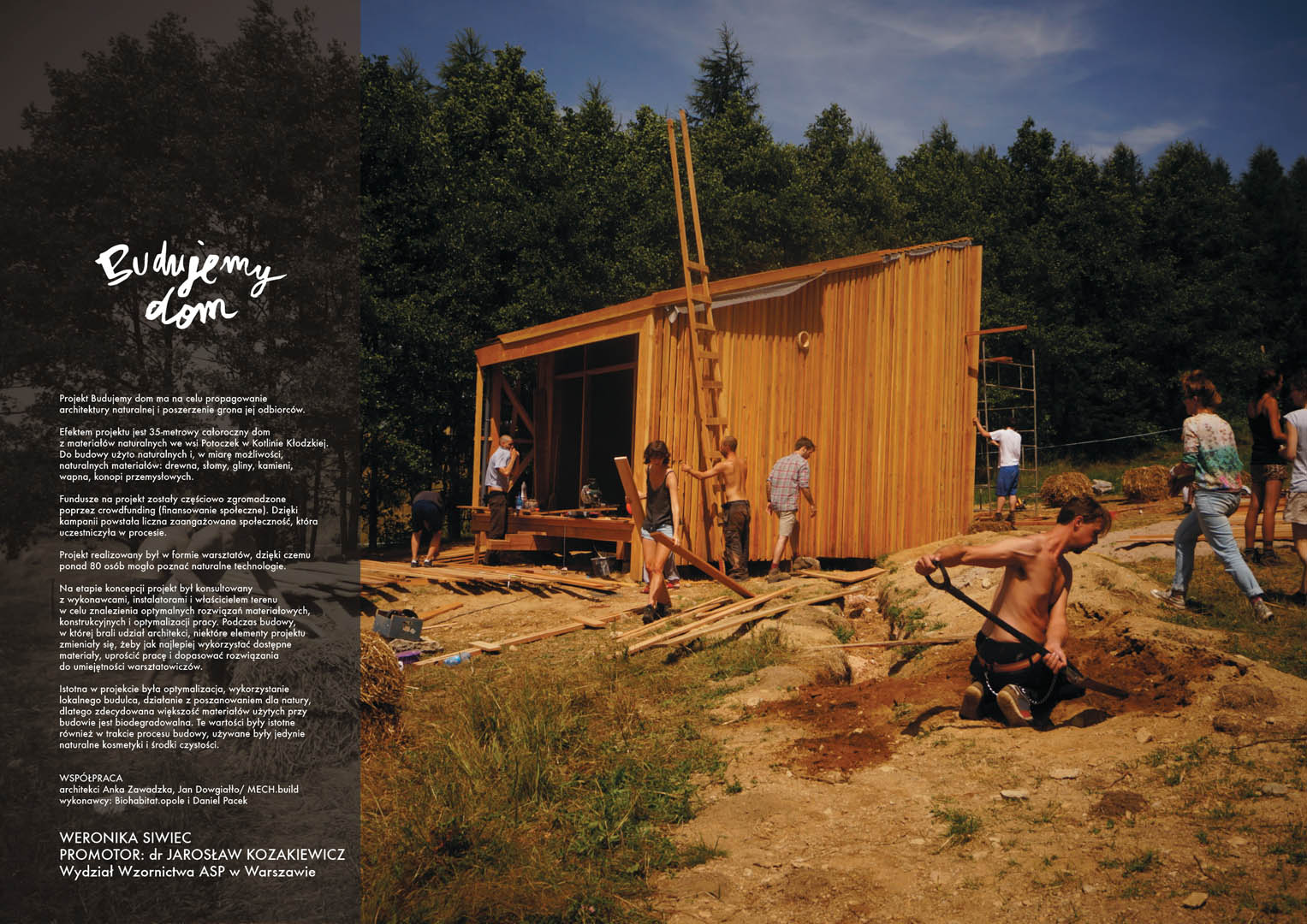 Weronika Siwiec BUDUJEMY DOM, dyplom magisterski