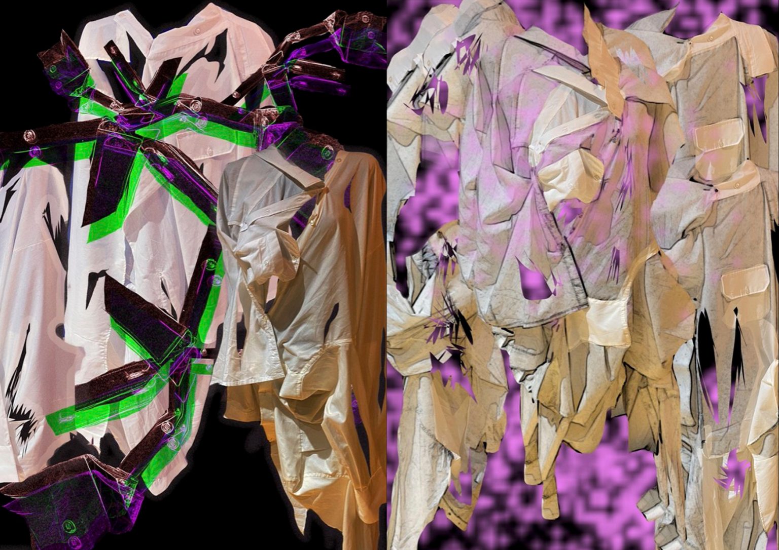 “White Project Deconstructed Shirt” - Michal Smolicz