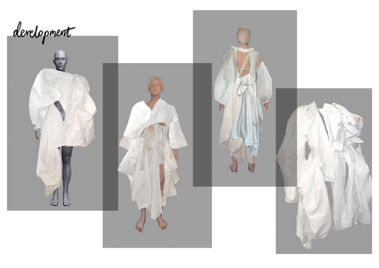 “White Project Deconstructed Shirt” - Pola Wislicz