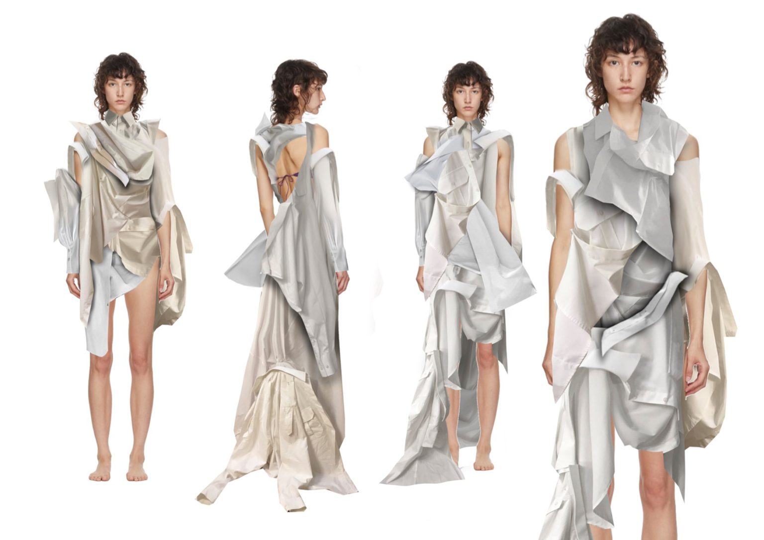 “White Project Deconstructed Shirt” - Tomasz Umbras