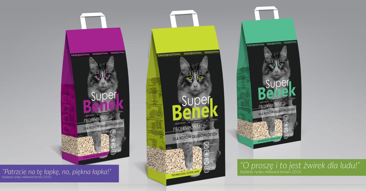 Anna Dębska - redesign żwirek Benek