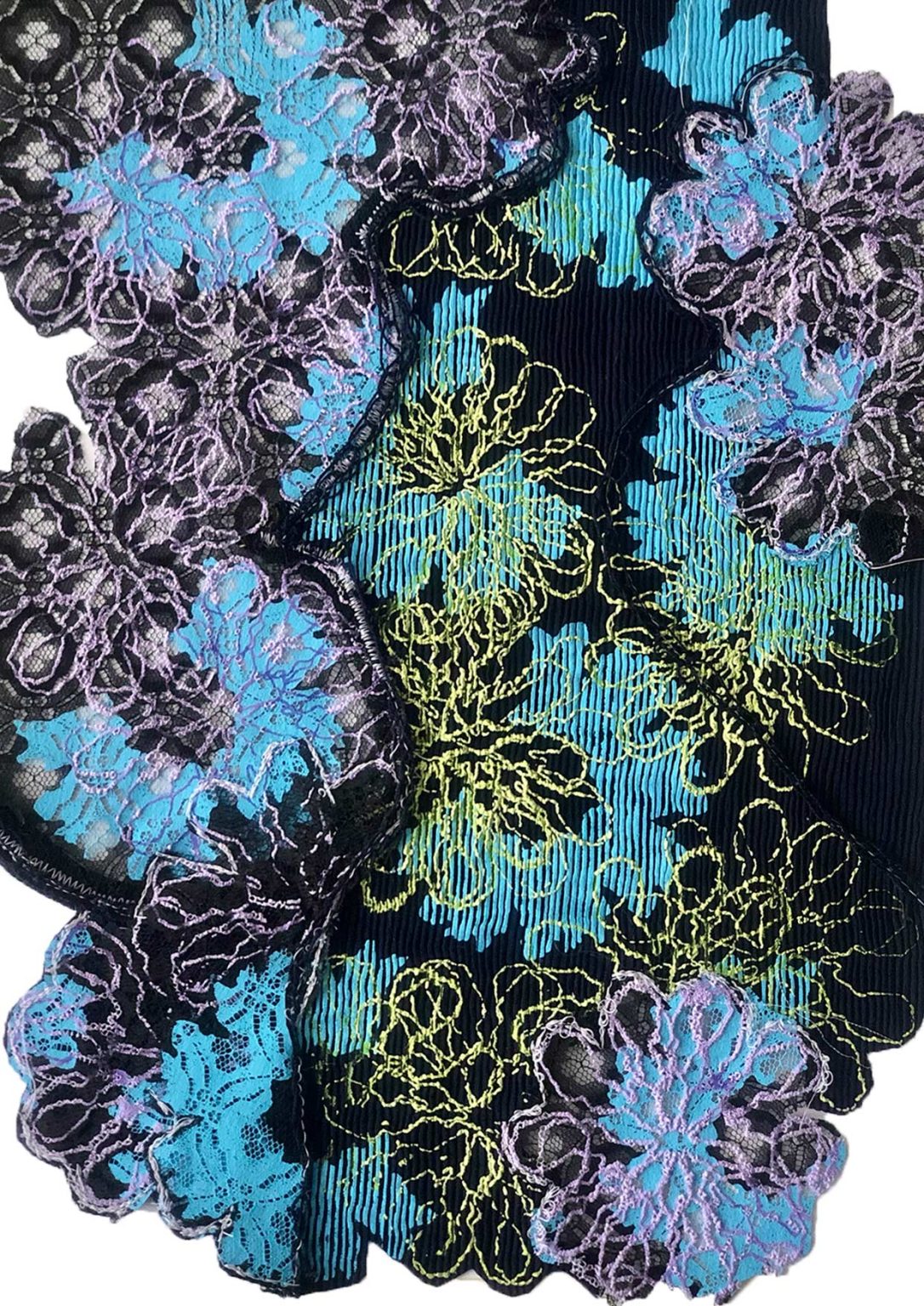 Positive Error - projekt tkaniny,  Maria Czarnecka. Pracownia Projektowania Materiałów, mgr Magdalena Komar