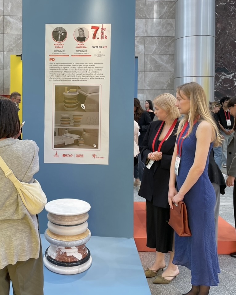 Maria Jaworska i Karolina Kubala na targach Izmir Marble Fair