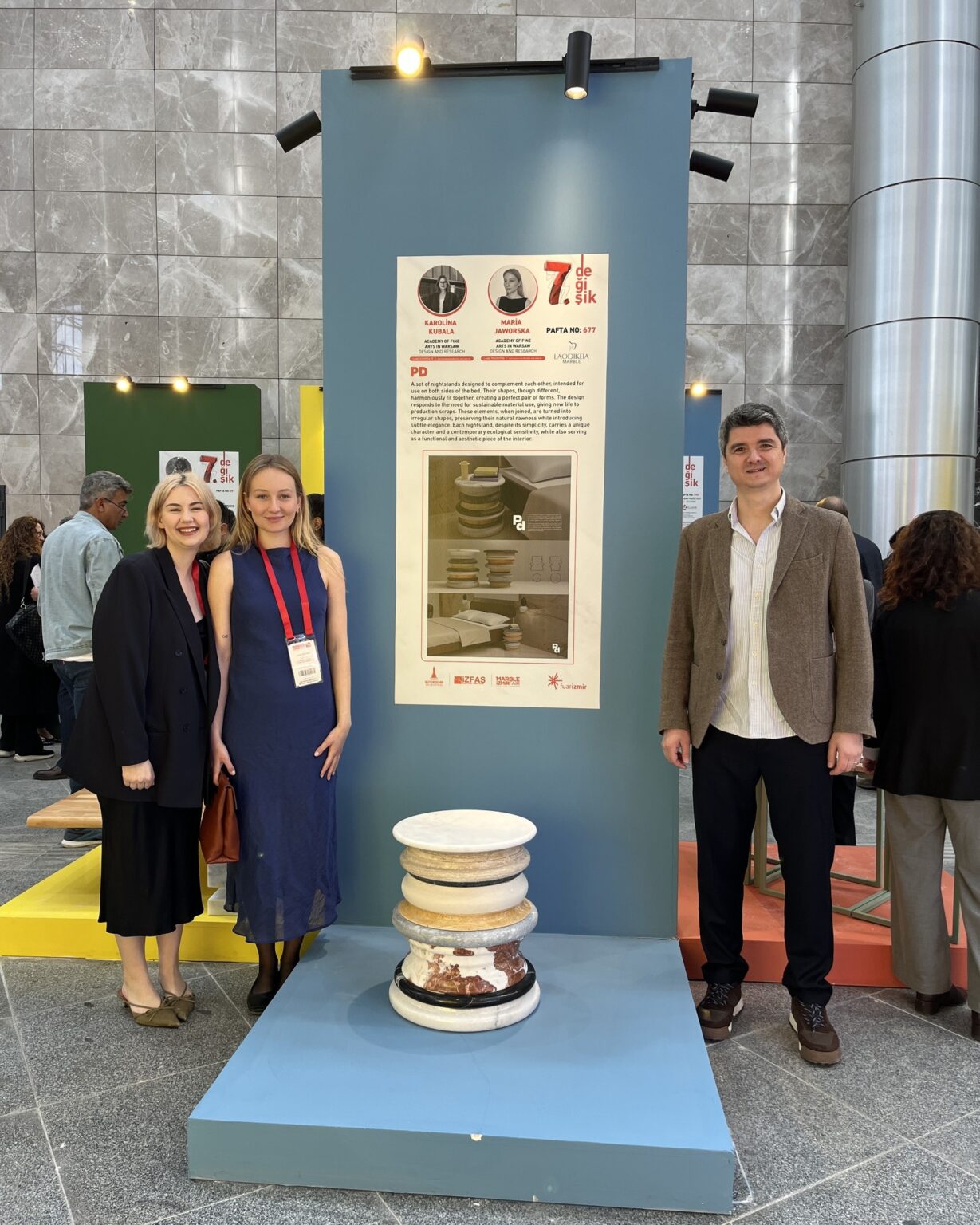 Maria Jaworska i Karolina Kubala na targach Izmir Marble Fair