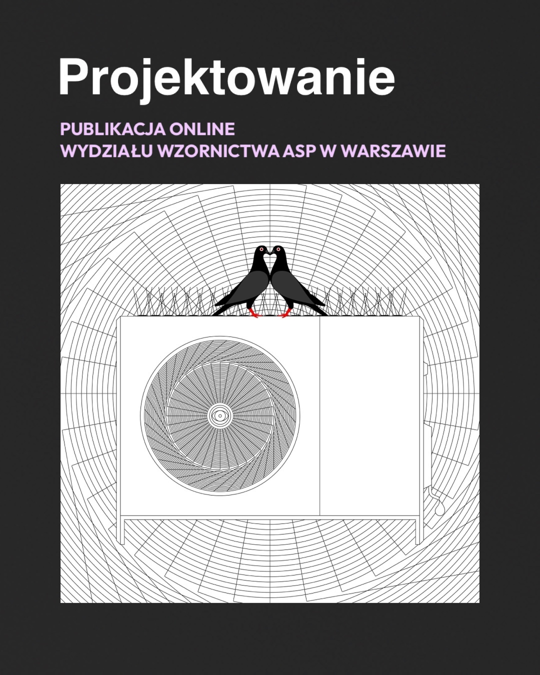grafika autorstwa Małgorzaty Gutowskiej towarzysząca książce "Projektowanie"