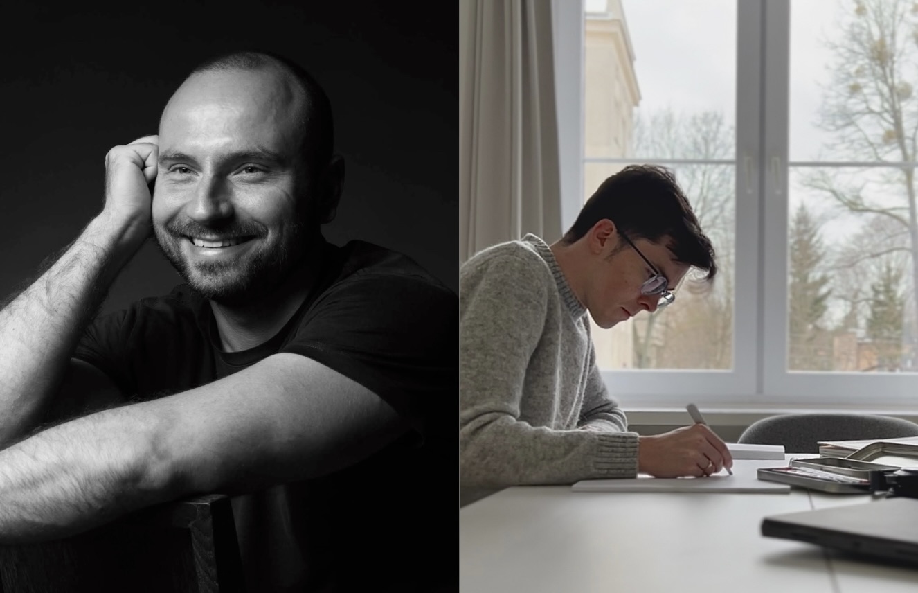 Od lewej: Mikołaj Dymowski i Sebastian Zgutka