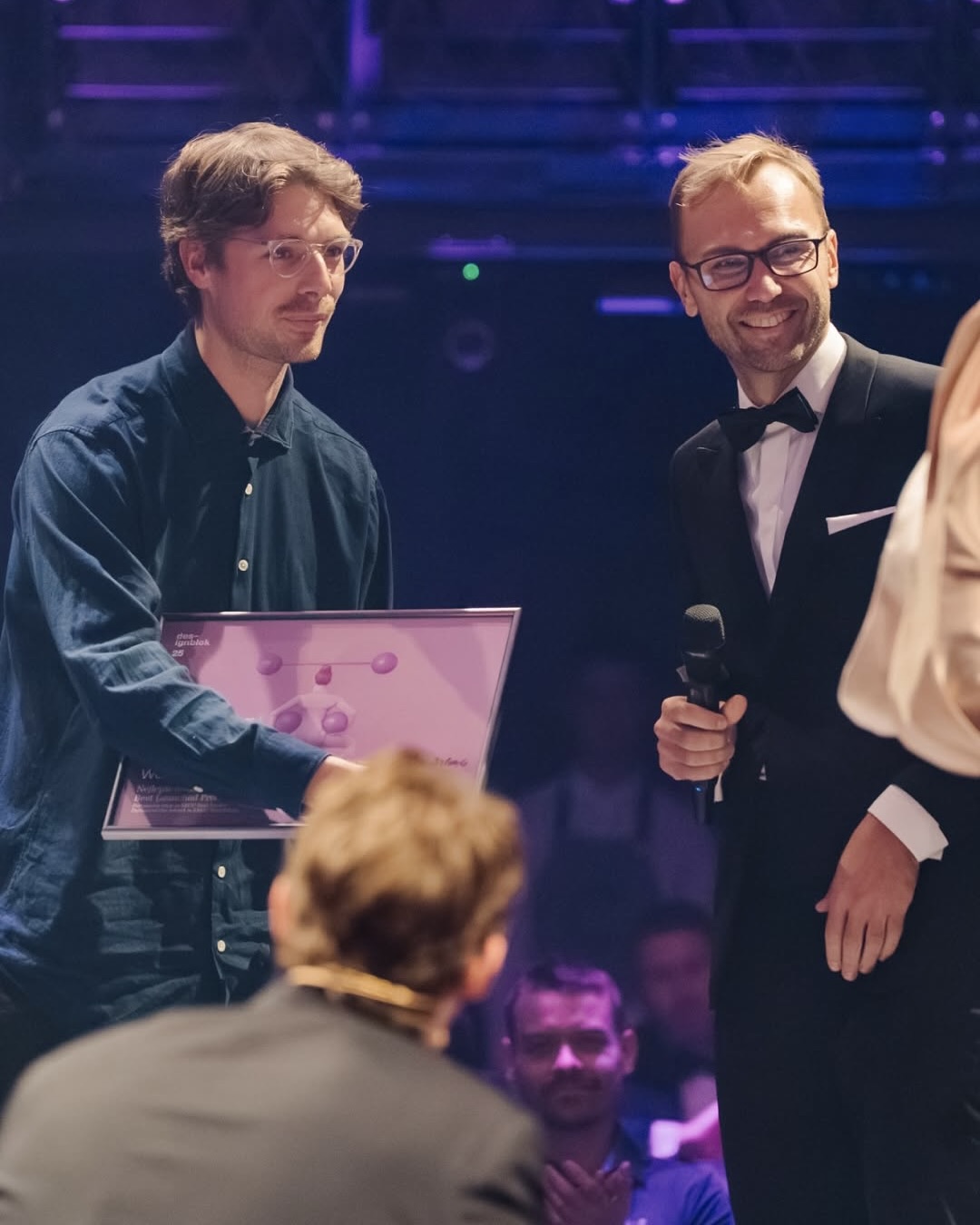 Stanisław Stupkiewicz, założyciel marki Wontek, w czasie gali 27. Designblok, Prague International Festival, 9 października 2025, Praga