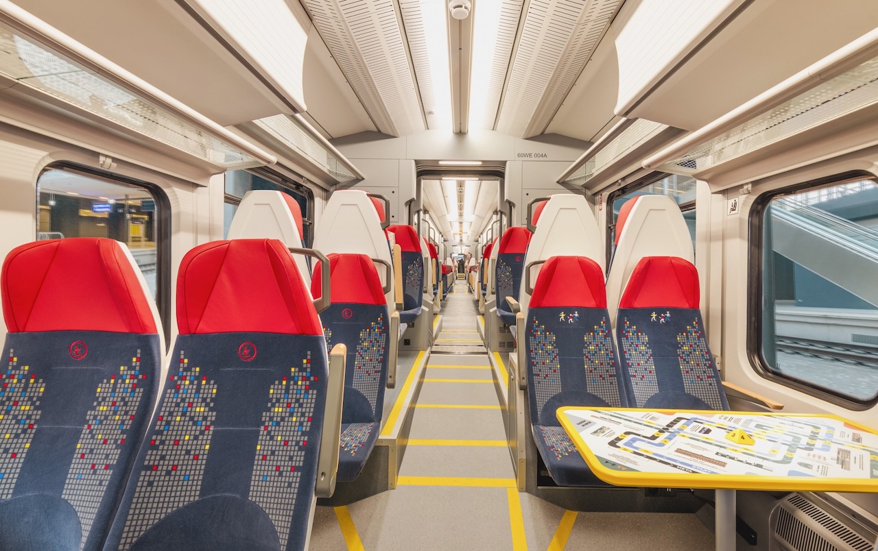 Wnętrze pojazdu PESA Bydgosz