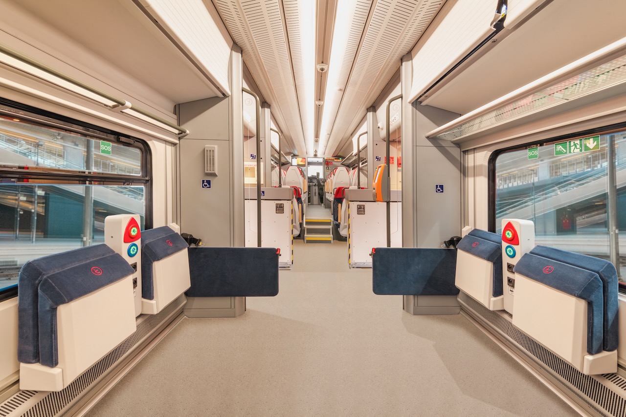 Wnętrze pojazdu PESA Bydgosz