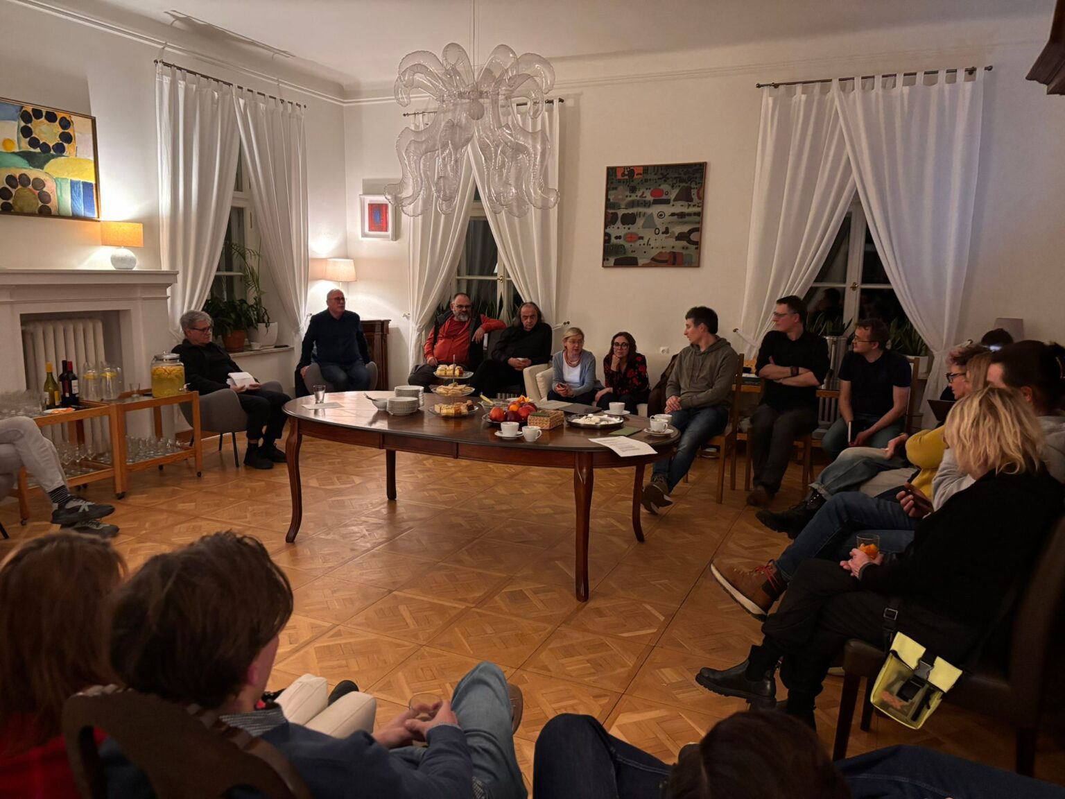 Spotkanie przedstawicieli wydziałów projektowych w Domu Plenerowym w Dłużewie, listopad 2025