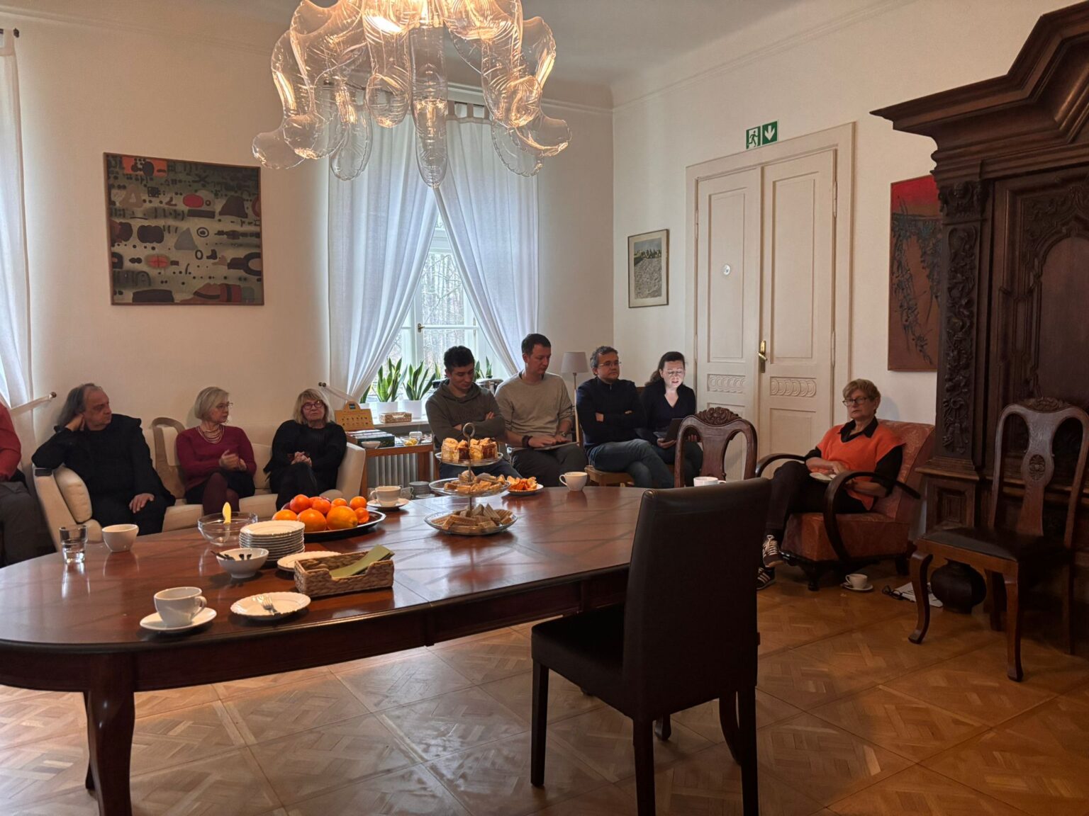 Spotkanie przedstawicieli wydziałów projektowych w Domu Plenerowym w Dłużewie, listopad 2025