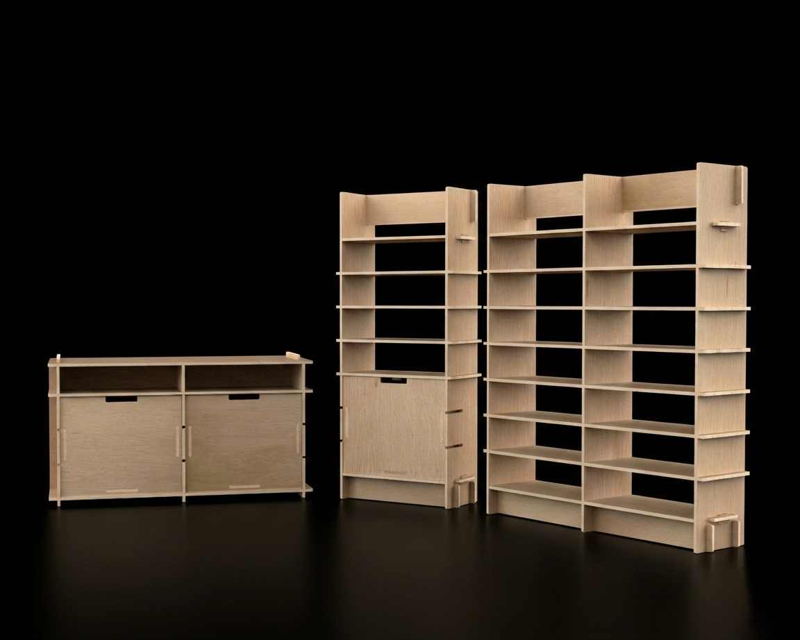 Julia Szymanowska, System meblowy do przestrzeni sklepowej