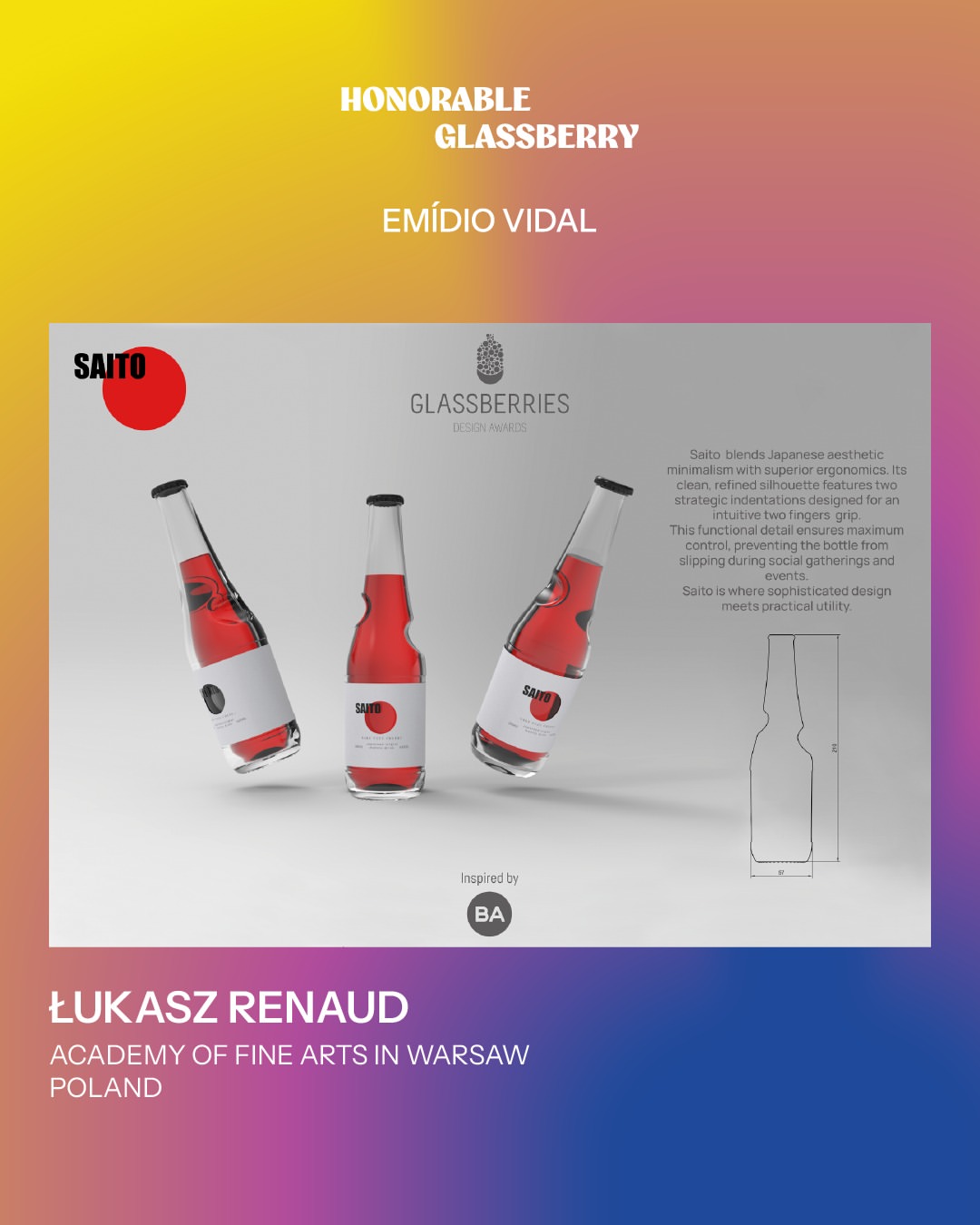Grafika dzięki uprzejmości Glassberries Design Awards