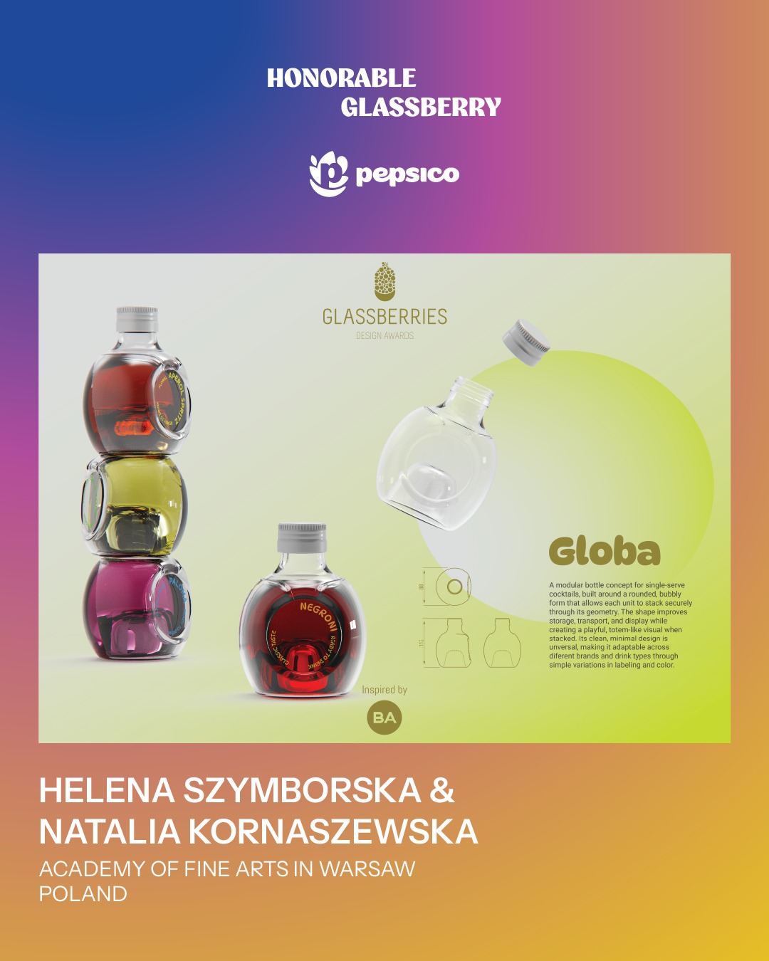 Grafika dzięki uprzejmości Glassberries Design Awards