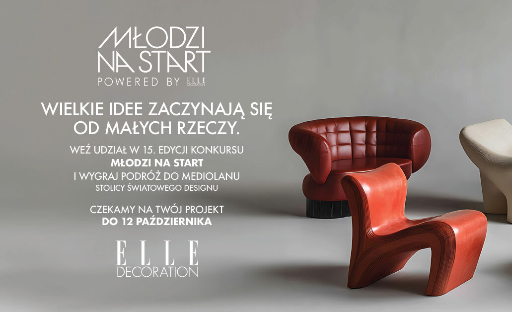 Grafika konkursu Młodzi na start organizowanego przez Elle Decoration